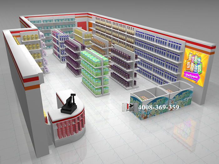 成都超市貨架廠超市效果圖想怎麼放就怎麼放